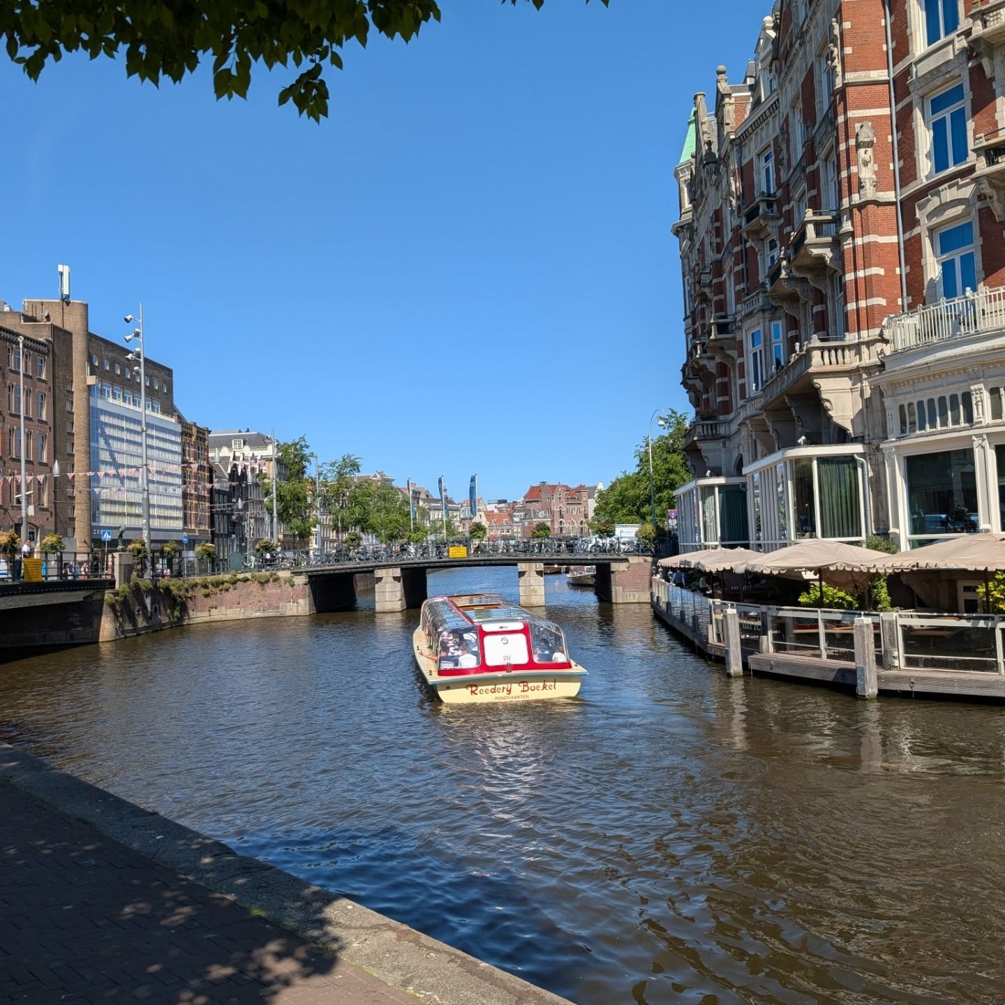 Amsterdam canal boat
