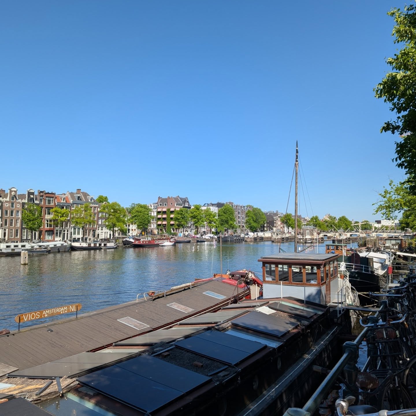 Amsterdam Amstel River daytime