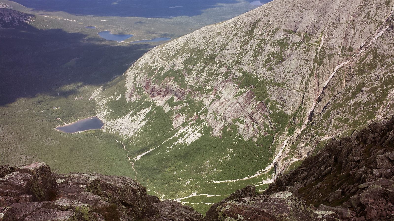 Alpine view from Mount Katahdin in Baxter State Park, Maine