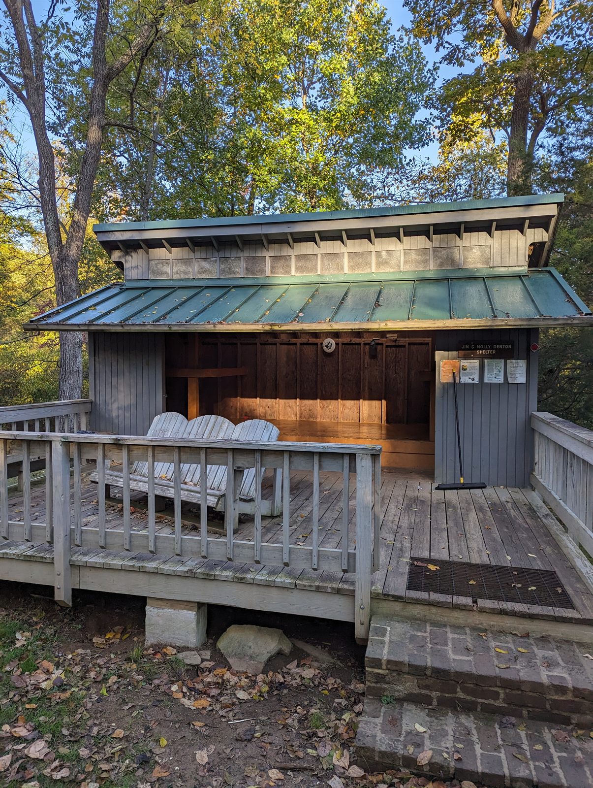 An Appalachian Trail shelter in Virginia