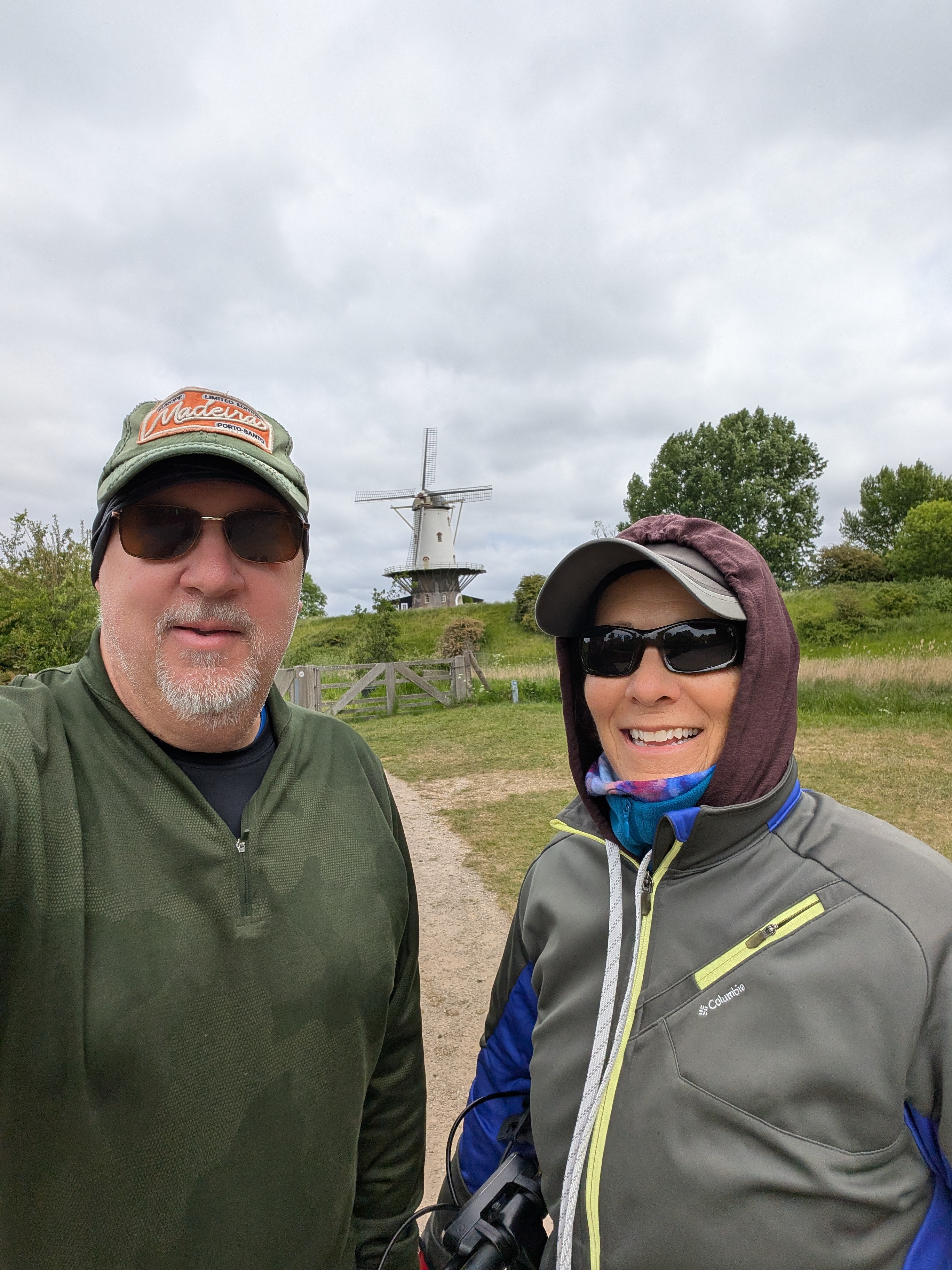 Mike and Kari at the windmill