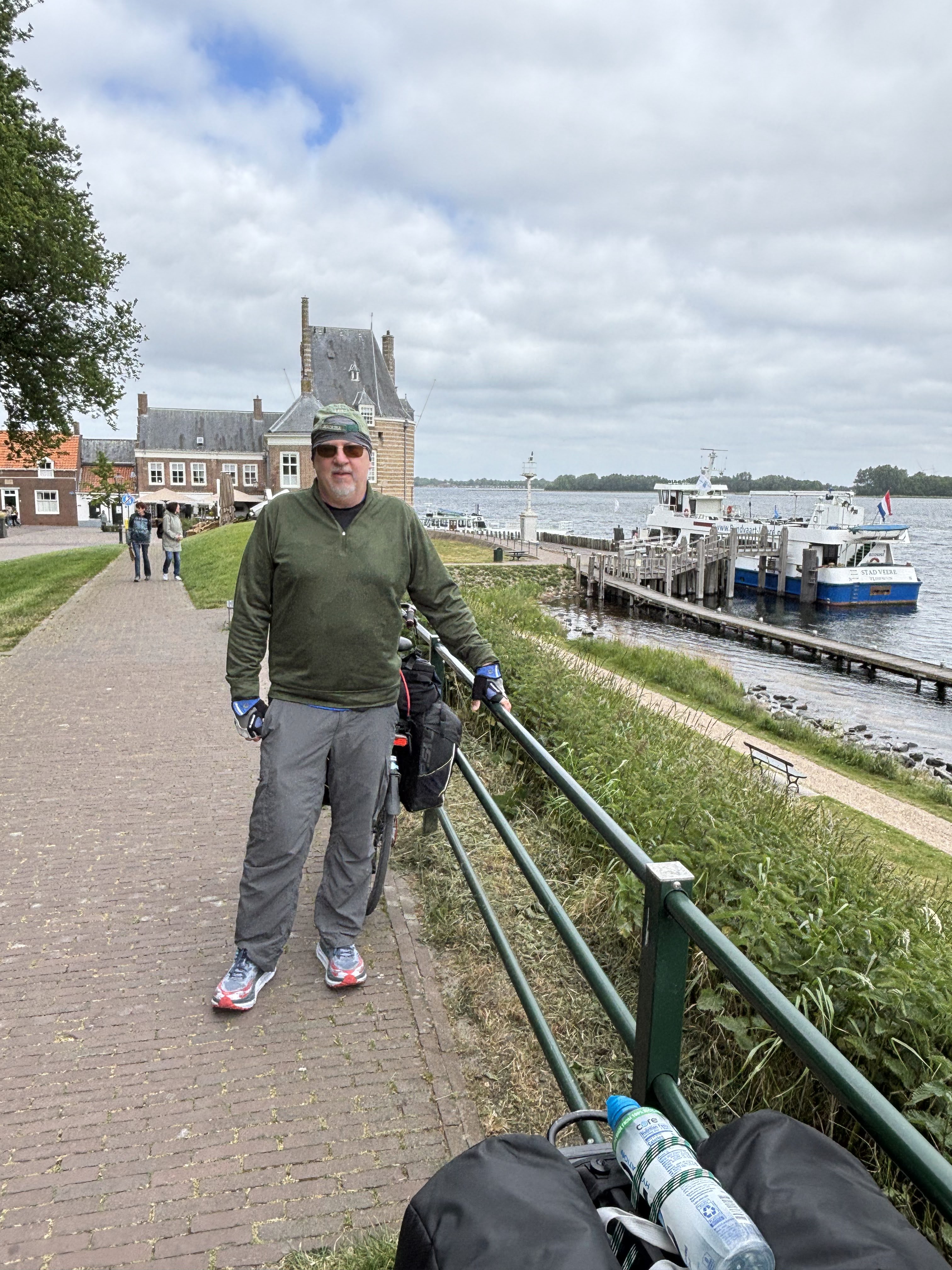 Mike at Veere harbor