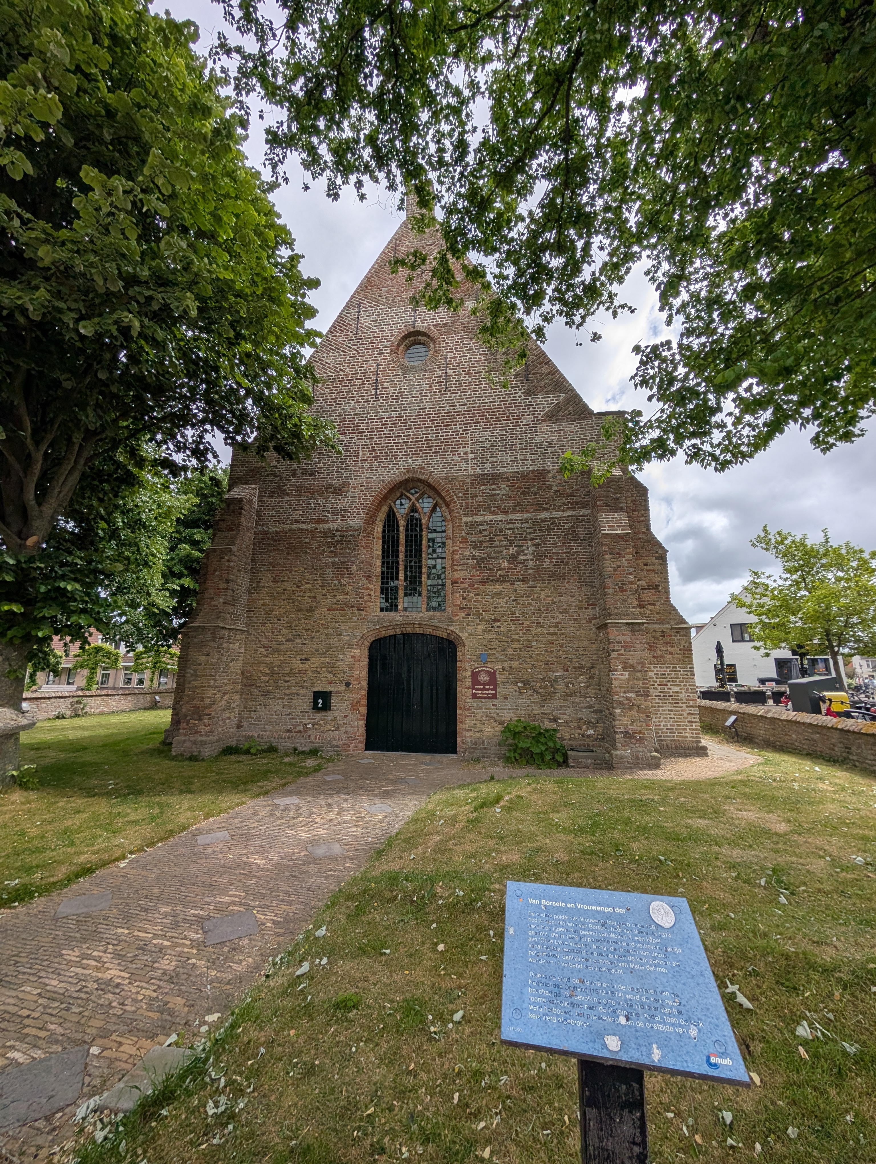 Historic church in Veere