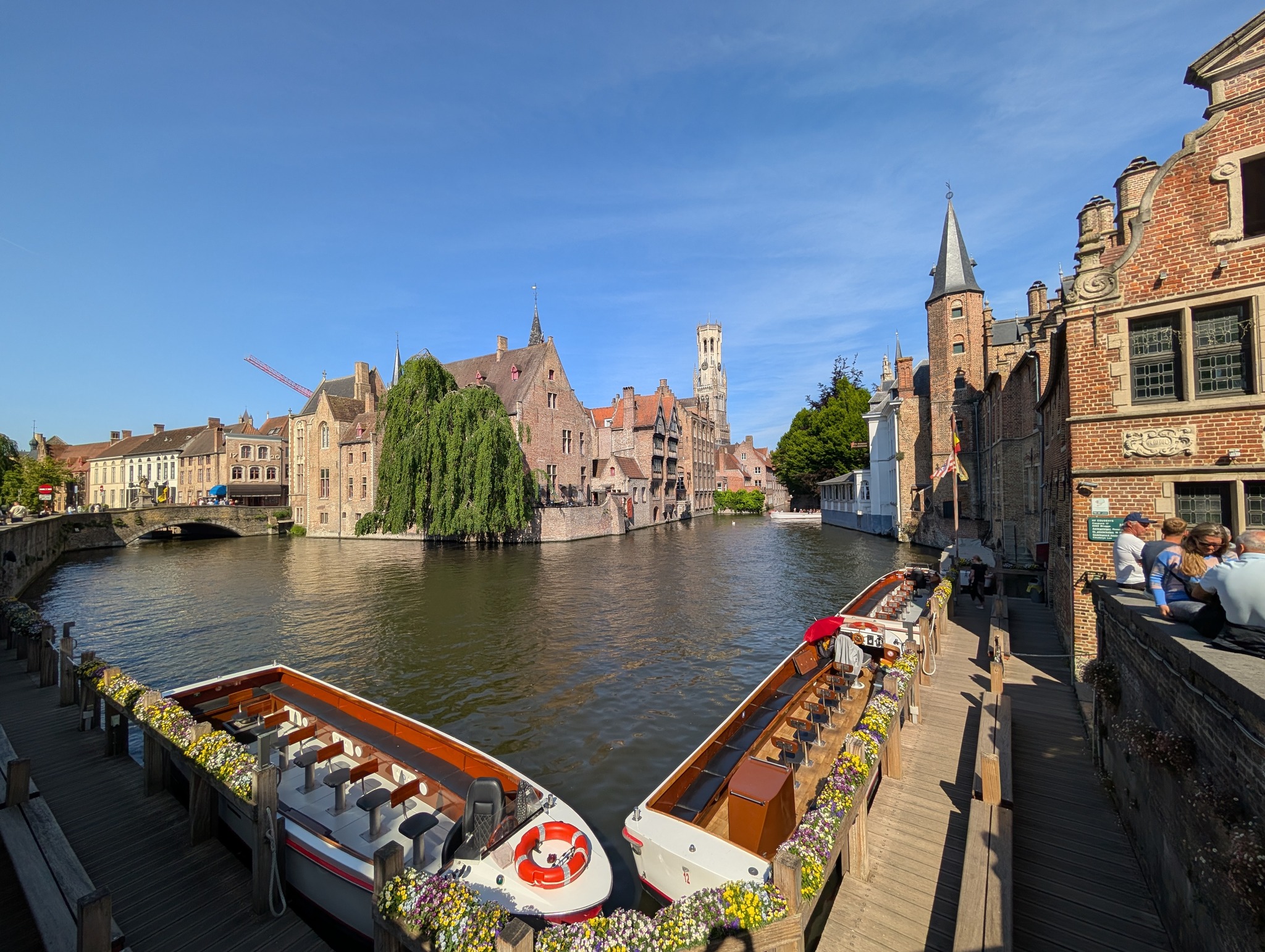 Beautiful Bruges canal view