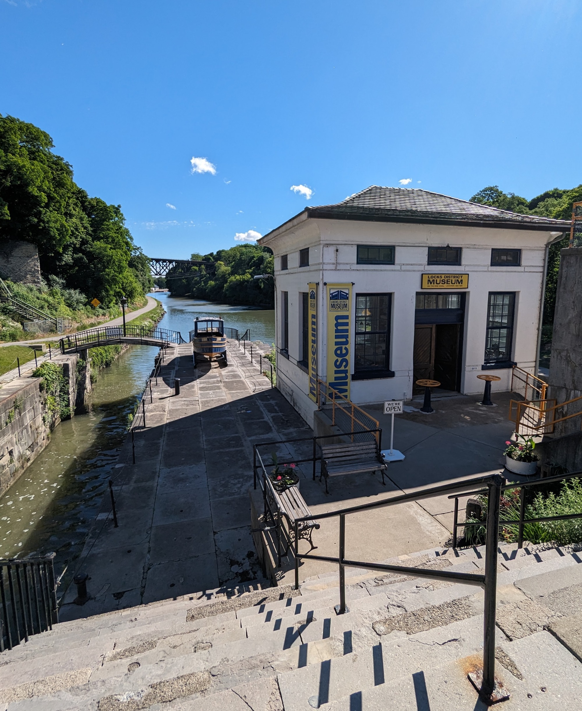 The museum that sits between the old and newer locks