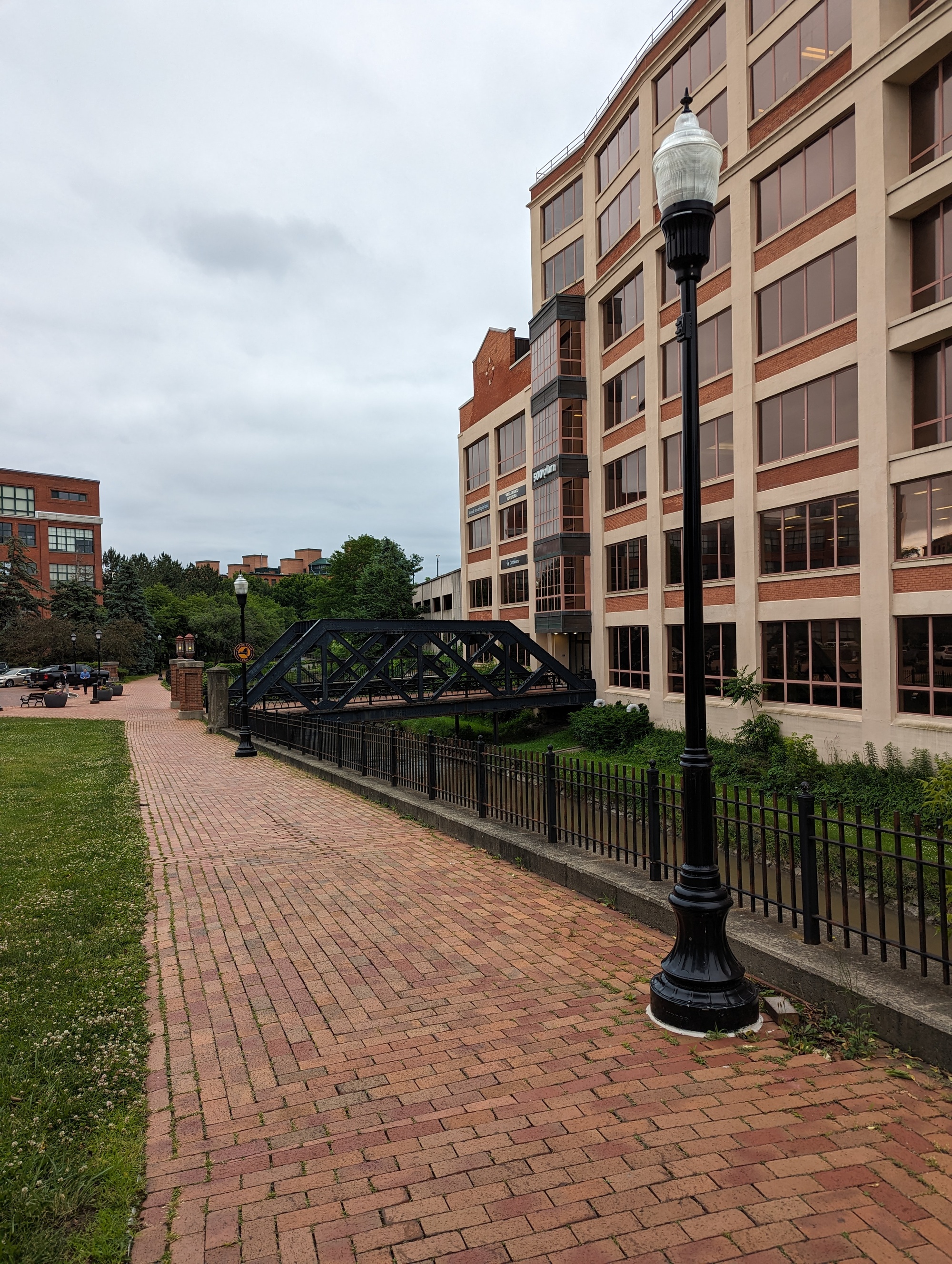 Along the old Erie Canal in Syracuse