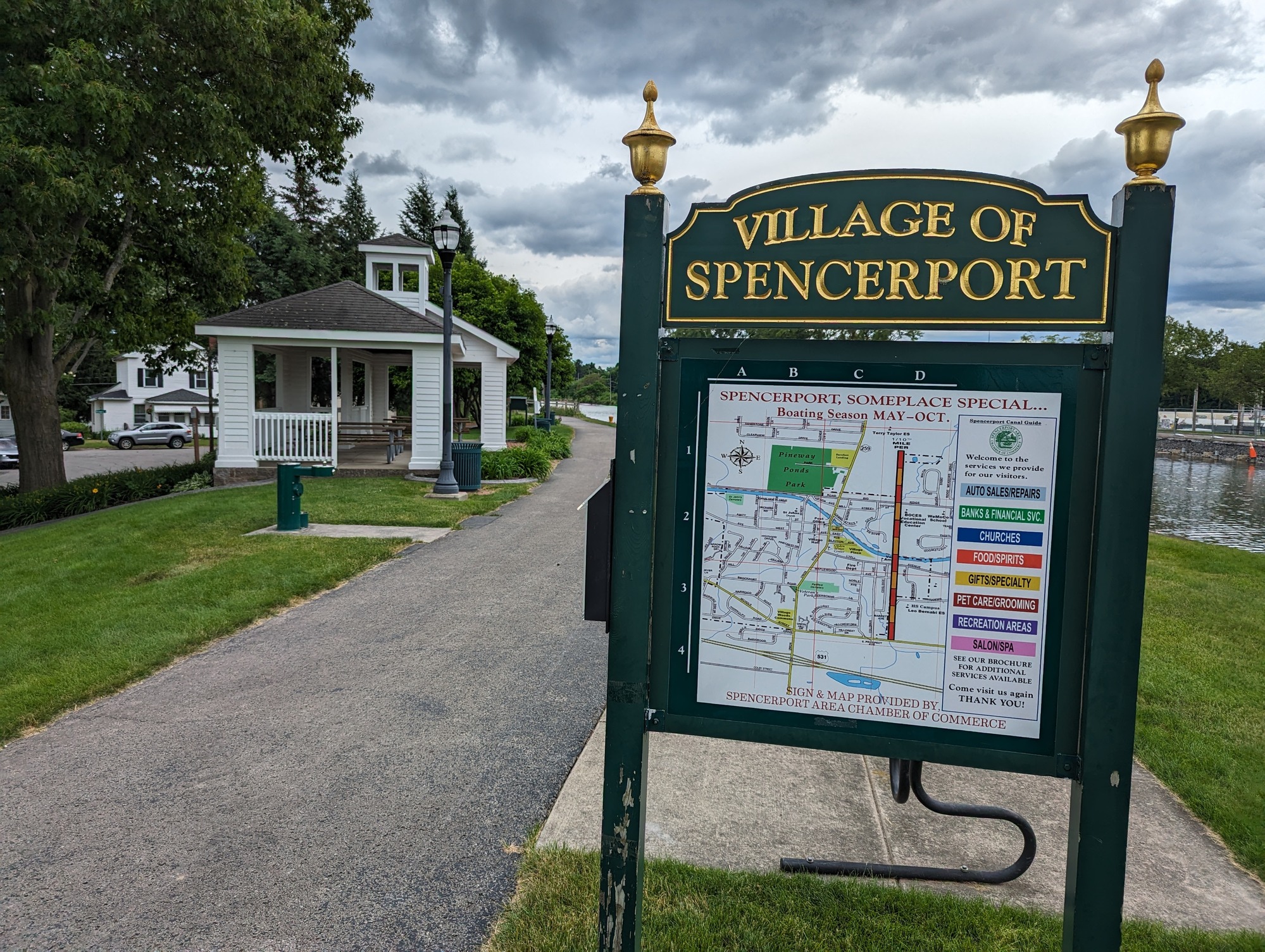 Entering Spencerport