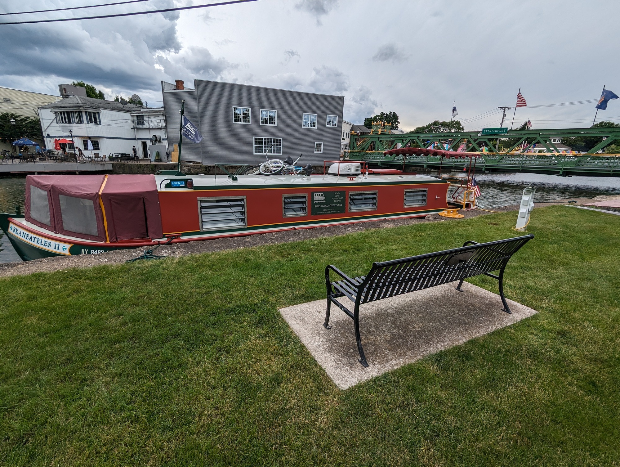 Spotting the pedal lube place — maybe it was the red umbrella?