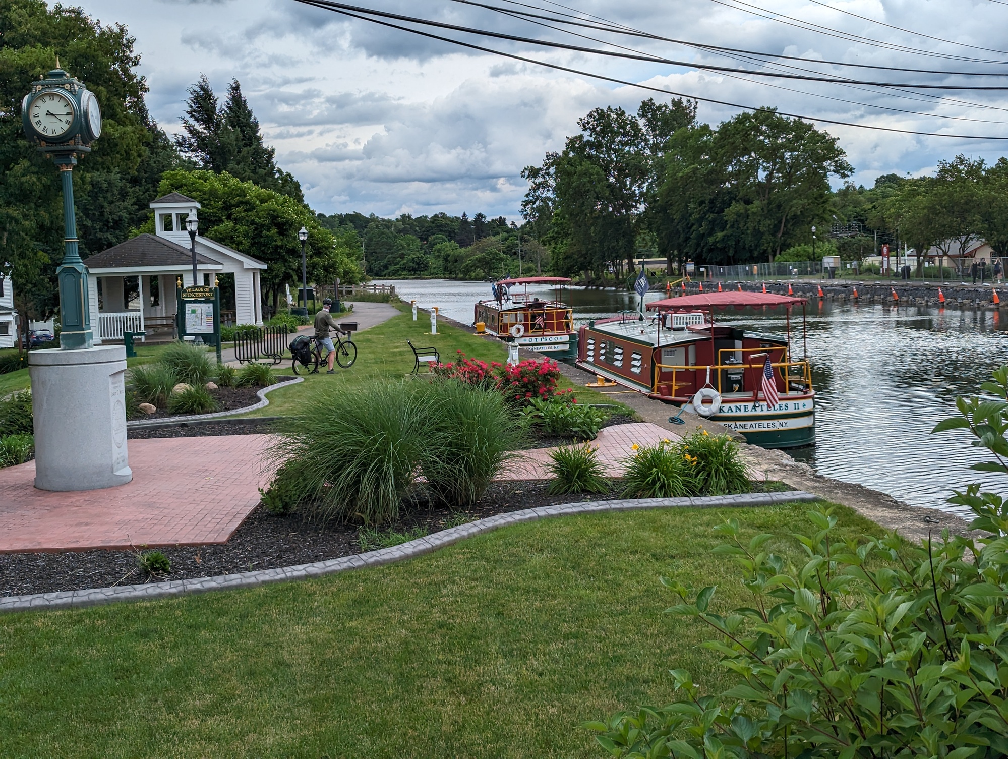 Doug checking out the boats for rent