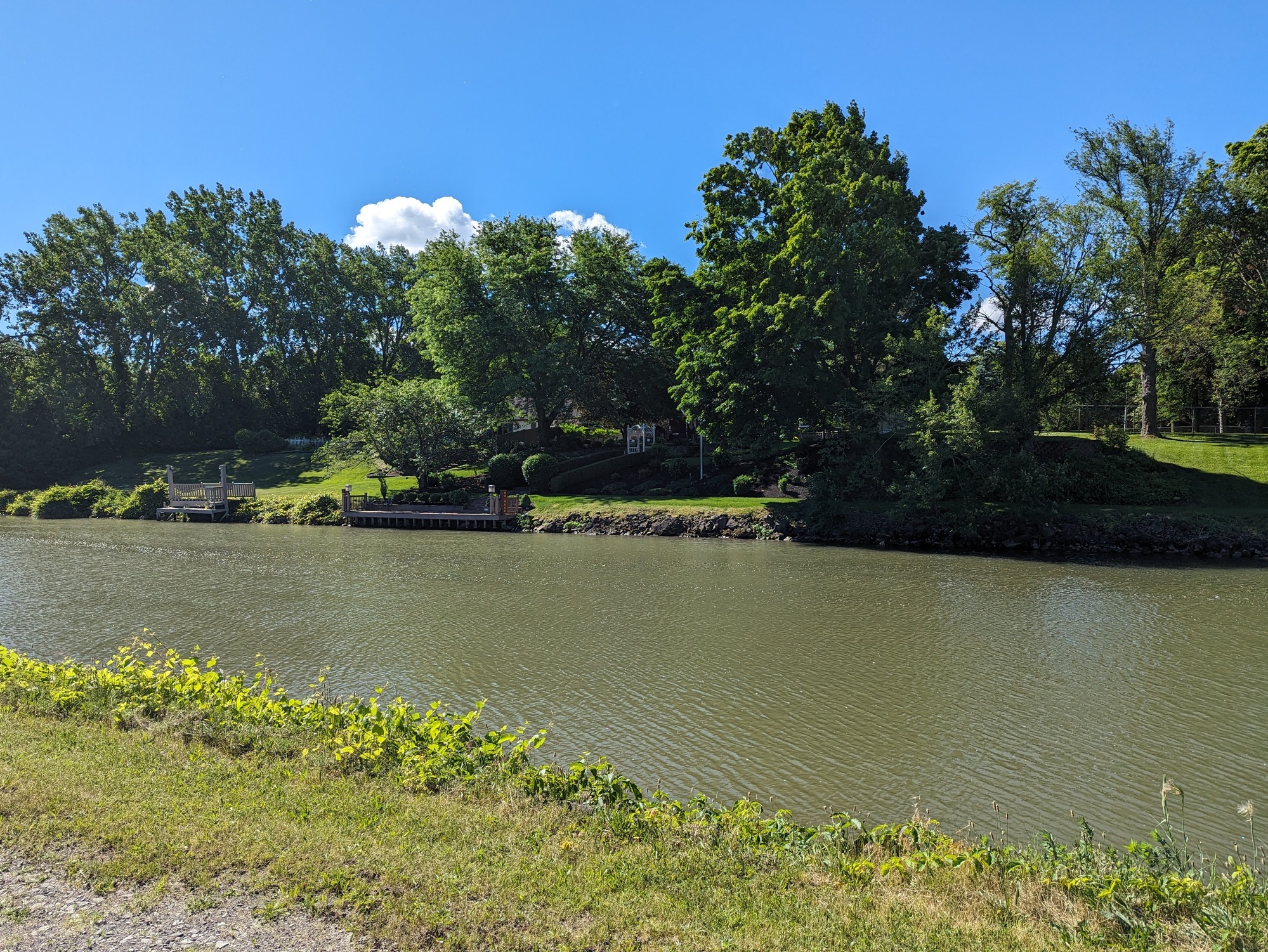 Beautiful home and property along the Erie Canal outside of Lockport