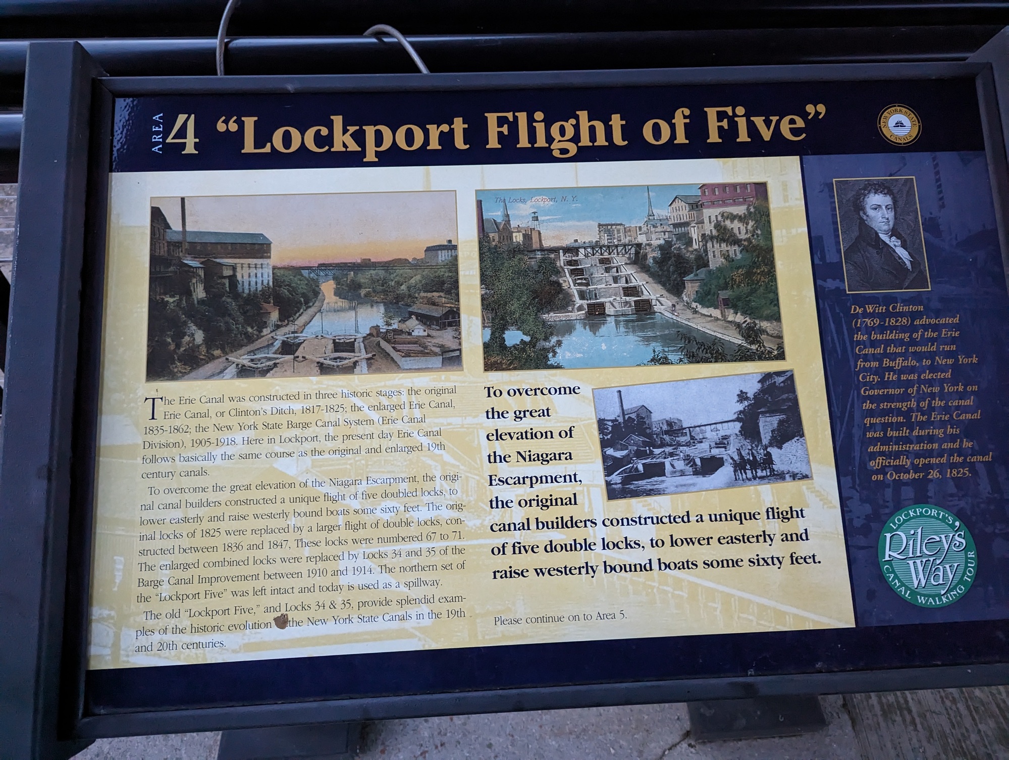 The story of the locks in Lockport
