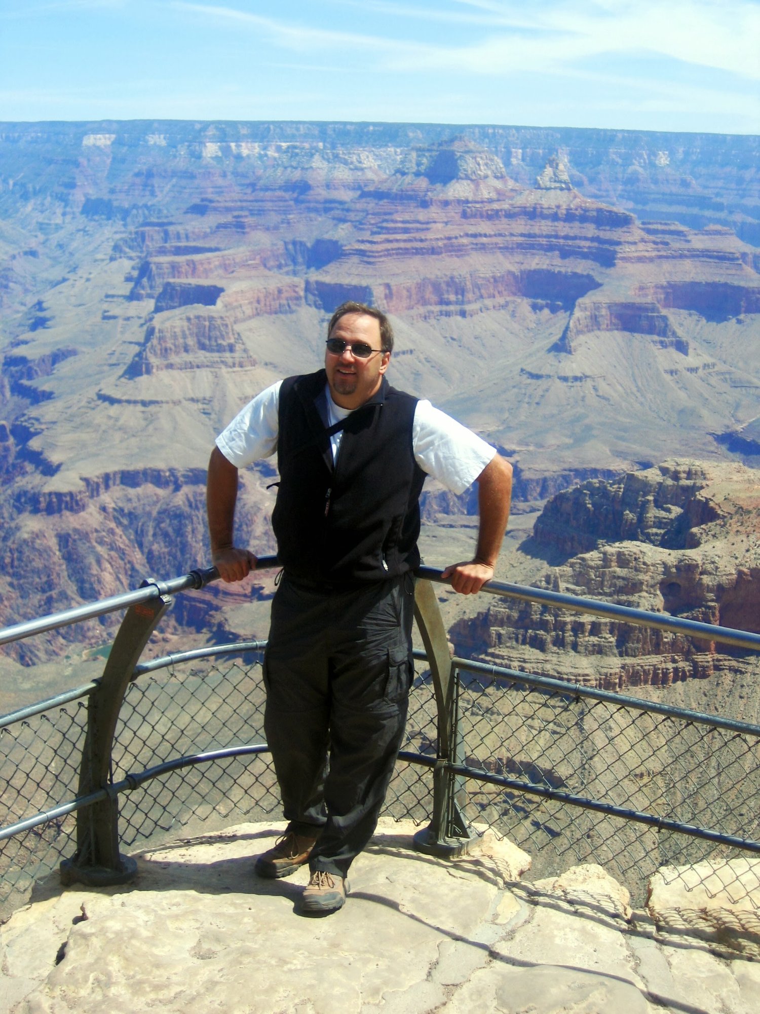 Mike at the South Rim overlook