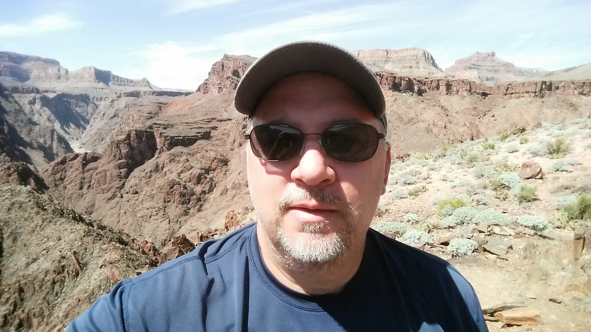 Mike at the bottom of Grand Canyon