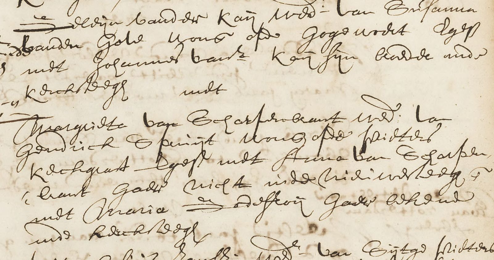 Two register entries in seventeenth-century handwriting: a widower above and a widow below, joined by the word met
