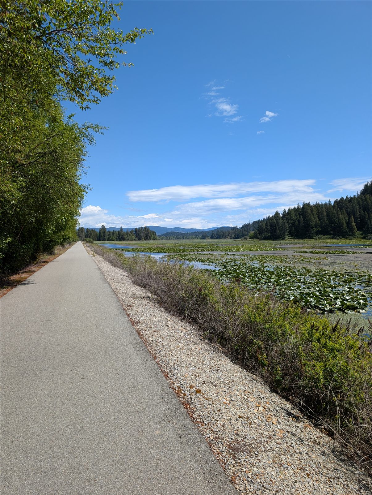 River valley along the trail
