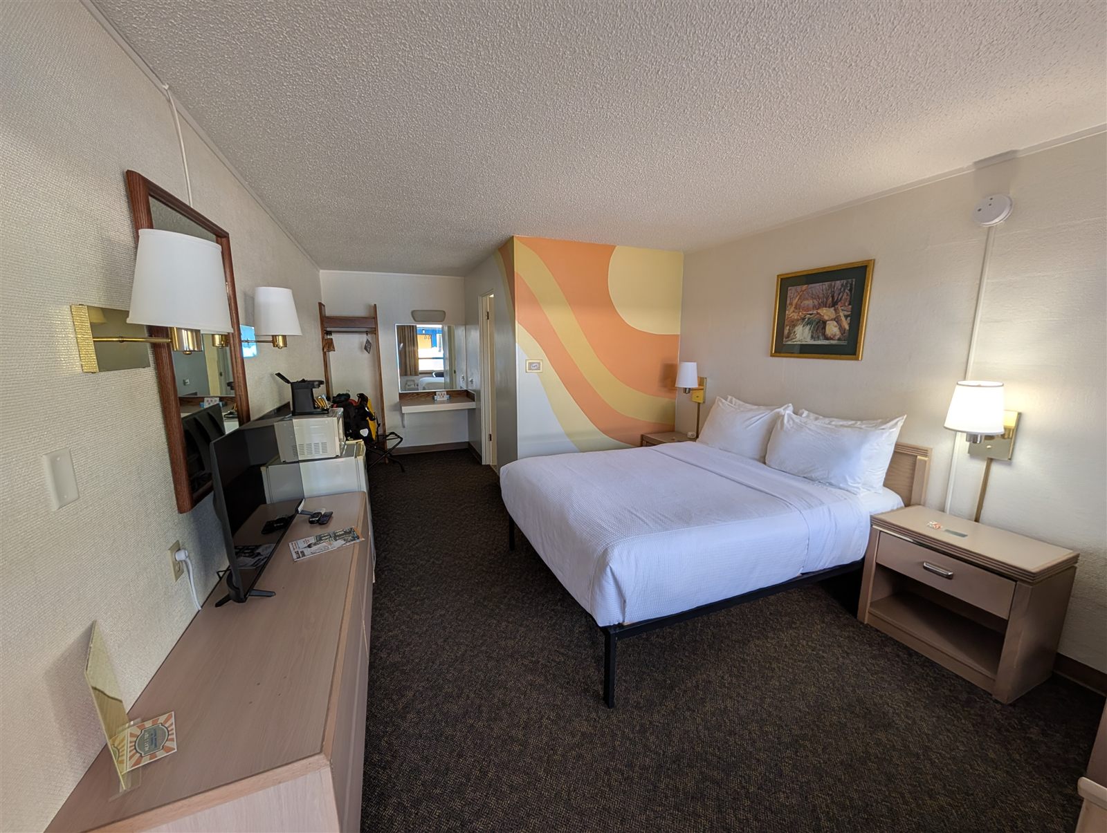 Room at the Stardust Motel in Wallace