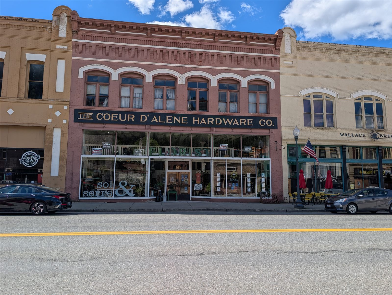 Historic downtown Wallace, Idaho