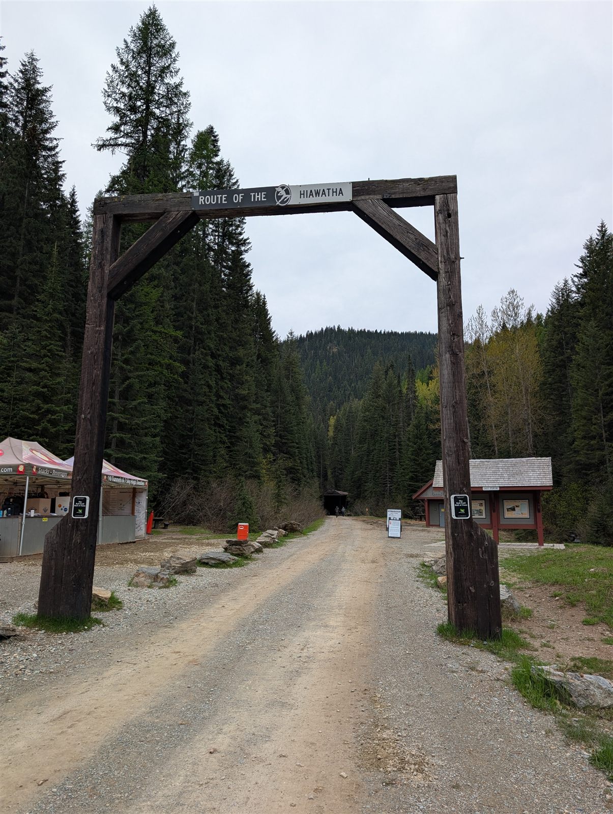 The Route of the Hiawatha trailhead