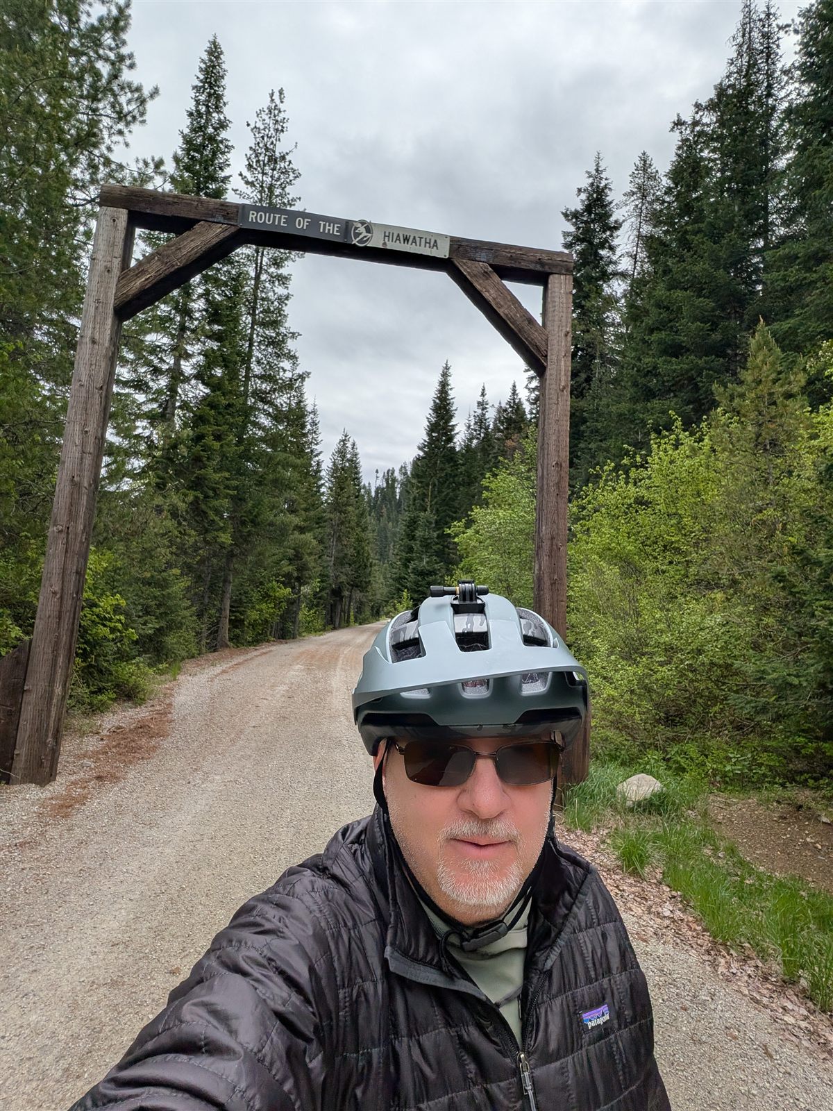 End-of-ride selfie at Pearson