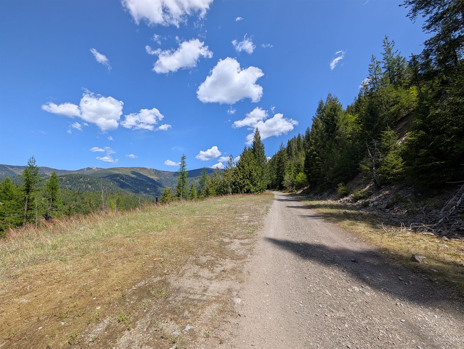 Climbing toward the NorPac Trail