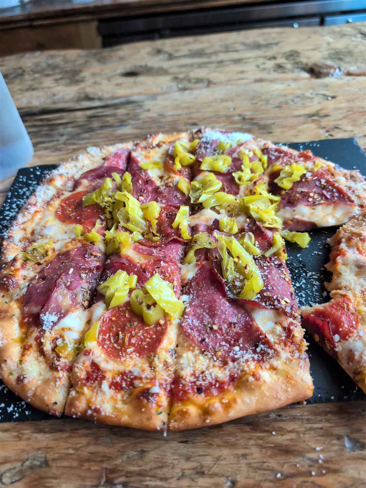 Pizza at the Fainting Goat in Wallace